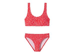 4007066244269 - Bustier-Bikini Wirkware recycelt LSF40+ gefüttert Punkte rot - Diver Dreams 176