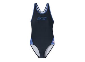 4007066244634 - Badeanzug Wirkware recycelt LSF40+ Racerback Schulsport dunkelblau - Diver Dreams 176