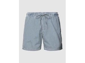 4007066250598 - Swimshorts Webware dunkelblau gestreift - Saltwater 8