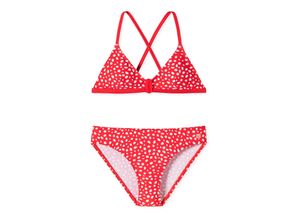 4007066255968 - Bustier-Bikini Wirkware recycelt LSF40+ Punkte rot - Diver Dreams 164