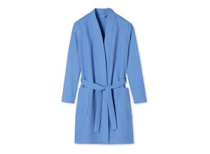 4007066294530 - Bademantel Waffelpiqué blau - Essentials für Damen MSXL