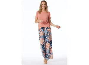 4007066866676 - SCHIESSER Hose lang Blumen multicolor - Mix+Relax 34 female