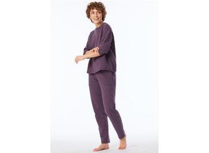 4007066867482 - SCHIESSER Hose lang Jersey-Quiltstoff und Sweatware malve - Mix+Relax 34 female