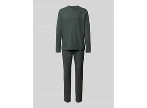 4007067025454 - Relaxed Fit Pyjama mit Knopfleiste