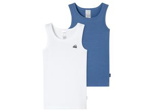 4007067066723 - Jungen Unterhemd Fine Rib 2er Pack