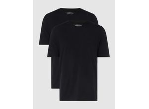 4007067619769 - SCHIESSER American T-Shirt 2er-Pack V-Ausschnitt für Herren schwarz XL