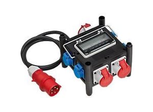 4007123654499 - Brennenstuhl kompakter Gummi-Stromverteiler 7-fach 1 x CEE 400 V 32 A 2 x CEE 400 V 16 A 4 x 230 V 16 A Steckdosen stabiler Metalltragegriff temperaturbeständig von -30°C bis +80°C IP44 spritzwassergeschützt 4007123654499 - Brennenstuhl kompakter Gummi-Stromverteiler 7-fach 1 x CEE 400 V 32 A 2 x CEE 400 V 16 A 4 x 230 V 16 A Steckdosen stabiler Metalltragegriff temperaturbeständig von -30°C bis +80°C IP44 spritzwassergeschützt