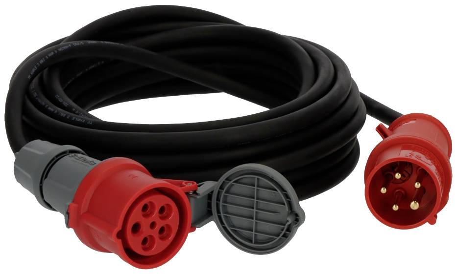 4007123664689 - Brennenstuhl 1169370100 Strom Verlängerungskabel 16 A Schwarz 10 m H07RN-F 5G 25 mm²