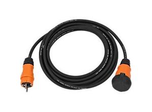 4007123676934 - Brennenstuhl professionalLINE Verlängerungskabel VN 1110 5 meter Schutzkontakt-Stecker IP44 ölbeständig Gummi-Neopren orange schwarz