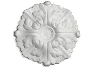 4007155830106 - Saarpor - Decosa Rosette Daphne weiß ø 22 cm - 6 Stück - white