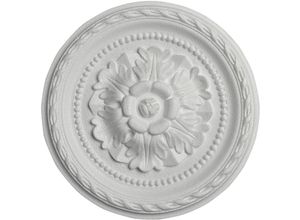 4007155830403 - Saarpor - Decosa Rosette Danielle weiß ø 30 cm - 6 Stück - white