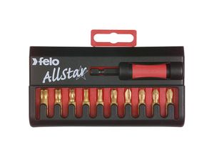 4007157507891 - AllStar TiN Bit Box Holz 11-tlg pz Tx bh - Felo