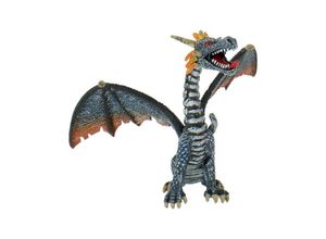 4007176755945 - Drache sitzend blau silber Spielfigur