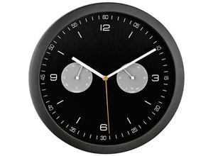 4007218528254 - Mebus - 52825 Funk Wanduhr 260 mm x 42 mm Schwarz