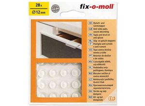 4007219000193 - Fix-o-moll - Rutschstopper transparent 12 mm 28 Stück