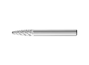 4007220034378 - Hartmetall Hochleistungsfrässtift Rundbogen rbf ø 06x18 mm Schaft-Ø 6 mm titanium für Titan - Pferd