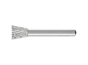 4007220059784 - 22471236 Frässtift HSS Winkel mit Stirnverzahnung Länge 53 mm Produktabmessung Ø 12 mm Arbeits-Länge 13 mm Schaftdurchmesser 6 mm 1 Stück