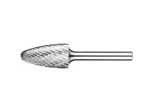 4007220093689 - Hartmetall Hochleistungsfrässtift allround Rundbogen rbf ø 16x30 mm Schaft-Ø 6 mm universal grob - Pferd