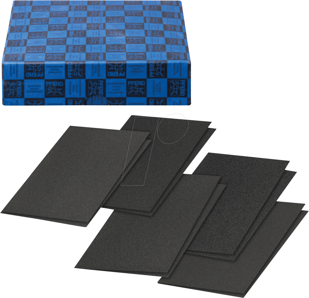 4007220232347 - PFERD 45098041 - Gewebe Schleifbogen Set 10-tlg Korund 230x280mm A408010012