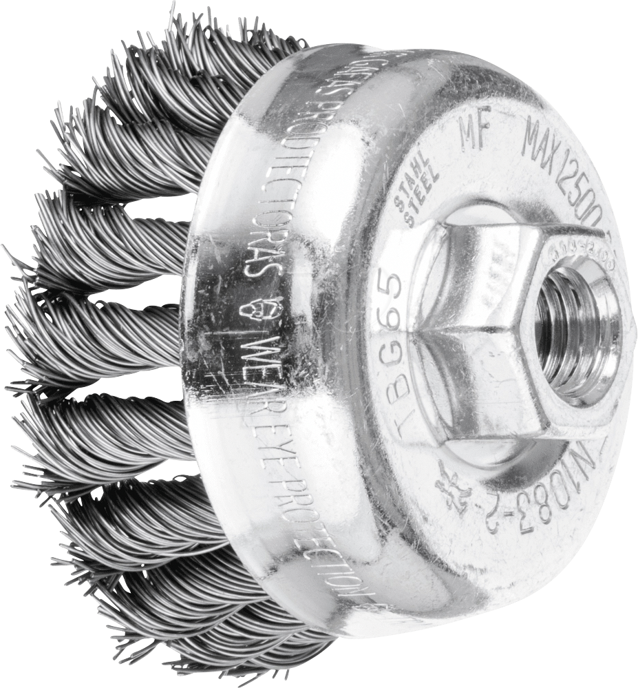 4007220249055 - PFERD 43305001 - Topfbürste gezopft TBG Ø 65 mm M14 Stahl-Draht-Ø 050mm 4007220249055 - PFERD 43305001 - Topfbürste gezopft TBG Ø 65 mm M14 Stahl-Draht-Ø 050mm