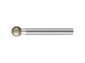 4007220258842 - Diamant-Schleifstift Kugel ø 80 mm Schaft-Ø 6 mm D126 (mittel) zum Gravieren und Entgraten - Pferd