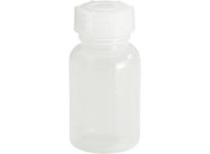 4007228701555 - Weithalsflasche Gesamthöhe 154 mm Gesamt-Ø 77 mm Polyethylen (ldpe) naturfarben Einfüllöffnung-Ø 392 mm - Hünersdorff