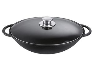 4007257600744 - Wok SCHULTE-UFER Rustika Pfannen Gr Ø 36 cm schwarz Woks Pfanne Induktion