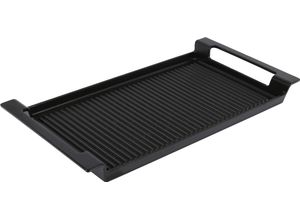 4007257621879 - SCHULTE-UFER® Grillplatte Rustika Gusseisen 44x24 cm schwarz