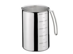 4007371060585 - Messbecher Edelstahl Metall 145 cm Messskala für Flüssigkeiten Backen Backhelfer Messbecher 4007371060585 - Messbecher Edelstahl Metall 145 cm Messskala für Flüssigkeiten Backen Backhelfer Messbecher