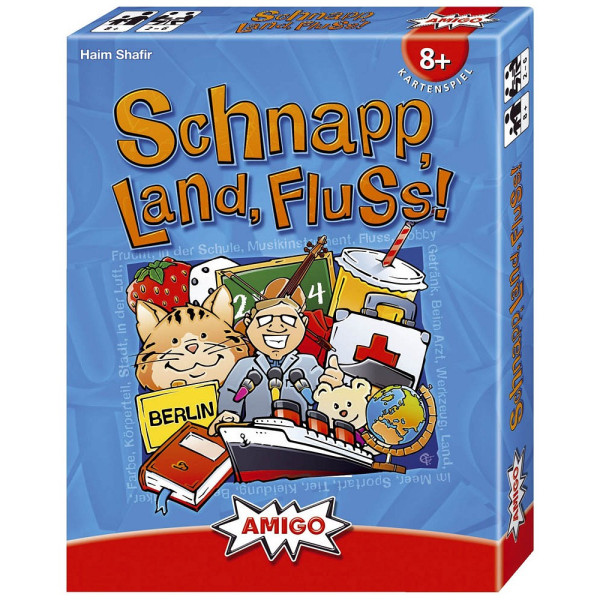 4007396079302 - Kartenspiel 07930 Schnapp Land Fluss! für 2-6 Spieler Kartonbox 4007396079302 AMIGO