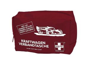 4007418256254 - Kfz-Verbandtasche Inhalt nach DIN 13164 bordeaux ab 10 Stk