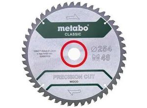 4007430241726 - Kreissägeblatt 254 mm hw ct 254x30 48 wz 5°neg 628061000 - Metabo