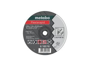 4007430248084 - Flexiarapid 180 x 16 x 2223 mm Alu Trennscheibe Form 42 (616515000) - Metabo