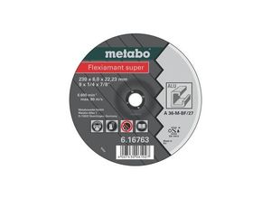 4007430403308 - Flexiamant super 125x60x2223 Alu Schruppscheibe gekröpfte Ausführung - Metabo