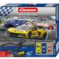 4007486300163 - CARRERA DIGITAL 132 - Spirit of Speed Autorennbahn mit den 3 Sportwagen Chevrolet Corvette C7R „No3 Porsche 911 RSR „Pink Pig Design No92 und Aston Martin Vantage GT3 „Heart of Racing No 4007486300163 - CARRERA DIGITAL 132 - Spirit of Speed Autorennbahn mit den 3 Sportwagen Chevrolet Corvette C7R „No3 Porsche 911 RSR „Pink Pig Design No92 und Aston Martin Vantage GT3 „Heart of Racing No