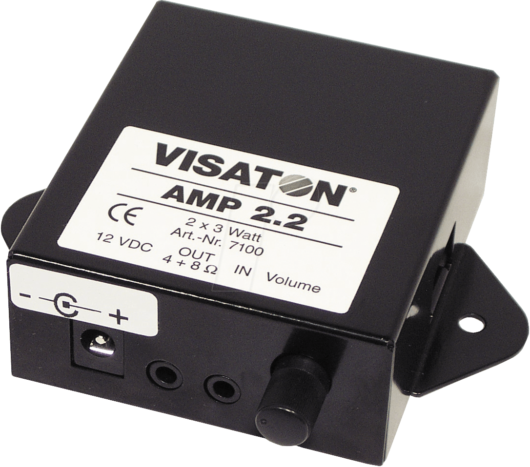 4007540071022 - VIS AMP 22LN - VISATON Stereo Verstärker mit Pegelsteller