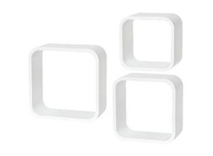 4007557114453 - Dolle Wohnregale - Dolle Wandregal Cube 3er-Set bis 350 x 350 x 145 mm Wandregal