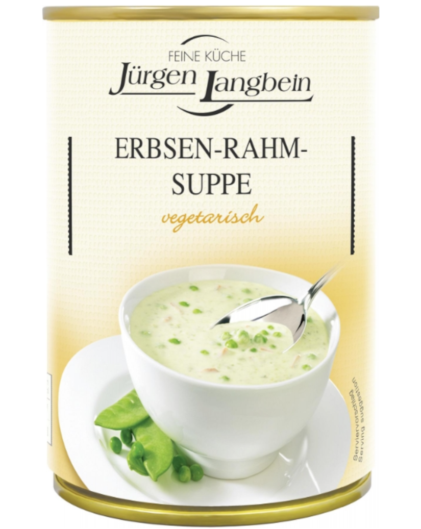 4007680106295 - ERBSEN-RAHM-SUPPE von Jürgen Langbein 400ml