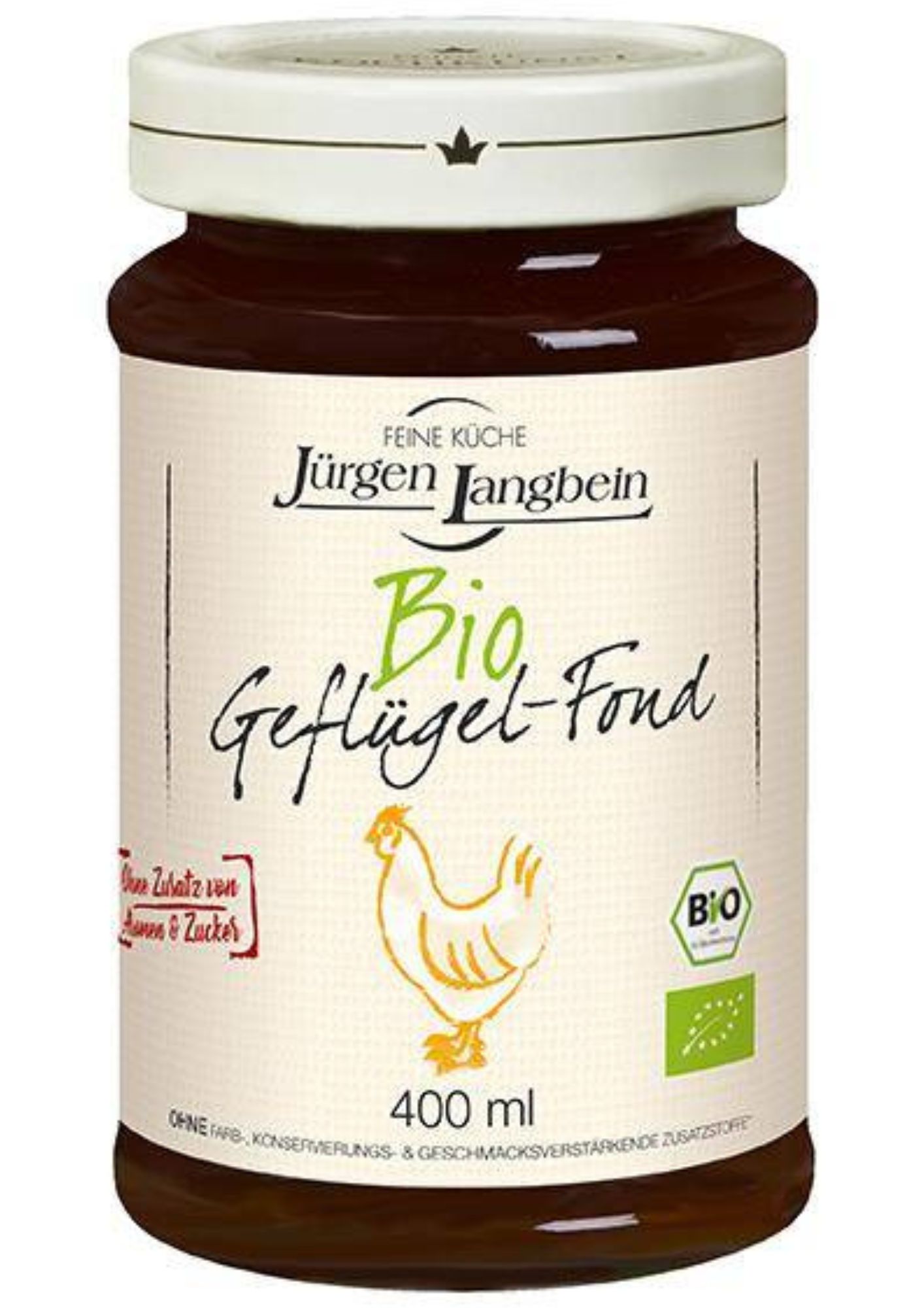 4007680106745 - Jürgen Langbein Bio Geflügel-Fond 400ml