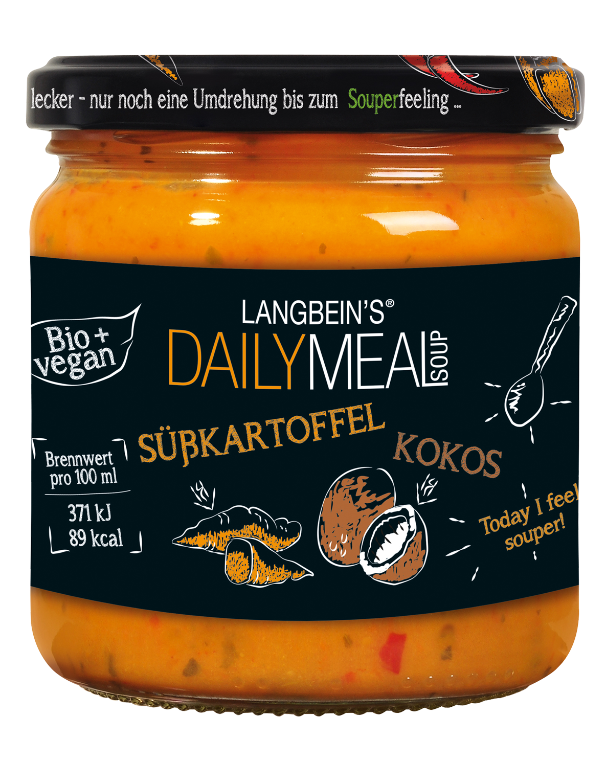 4007680107087 - BIO-SÜßKARTOFFEL-KOKOS-SUPPE von Daily Meal 350ml