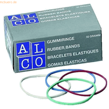 4007735007331 - Gummiringe 50mm 50g farbig 4007735007331 - Gummiringe 50mm 50g farbig