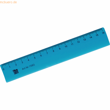 4007735015831 - 10 x Lineal flexibel 16cm blau