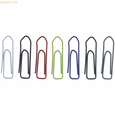 4007735459260 - Büroklammern 26mm 1000 Stück farbig sortiert 4007735459260 Albert