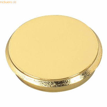 4007735682378 - 10 x Haftmagnet Metall Kunststoff 24mm TG 300 g gold VE=6 Stück