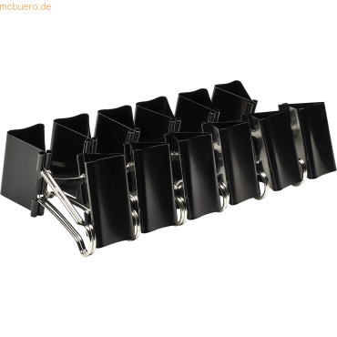 4007735785116 - Foldbackklammern schwarz vernickelt 51mm lang 4007735785116 Albert & Co 785S11 12 Stück