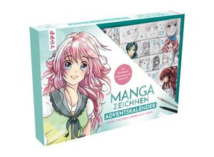 4007742184797 - Manga zeichnen Adventskalender - Manga zeichnen lernen in 24 Tagen Mit Anleitungsbuch Workbook und Zeichenmaterial