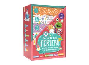 4007742185442 - Frechverlag Die Ferien-Bastelbox Hurra es sind Ferien! Der ultimative Kreativspaß für jede Ferienwoche