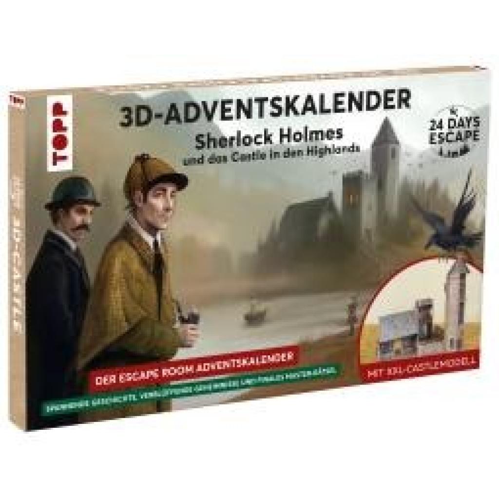 4007742185558 - Müller Markus 24 DAYS ESCAPE 3D-Adventskalender - Sherlock Holmes und das Castle in den Highlands