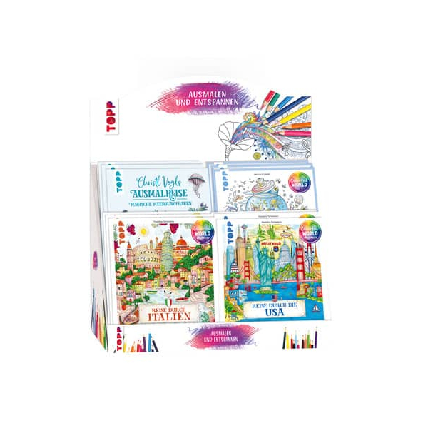 4007742323301 - Malbuch Colorful World sortiert 4007742323301 TOPP