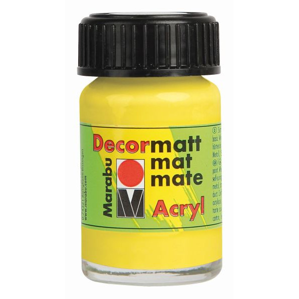 4007751008046 - Acrylfarbe Decormatt 14010 039 020 zitron 15ml 15 Milliliter